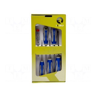Kit: screwdrivers | Phillips,slot | Size: PH1,PH2,SL 3,SL 4,SL 5,5