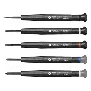 Kit: screwdrivers | precision | Phillips,slot | 5pcs.