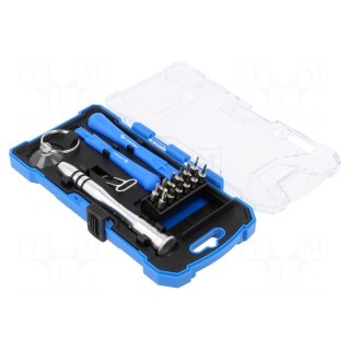 Kit: screwdrivers | precision | Phillips,slot,Torx® | 17pcs.