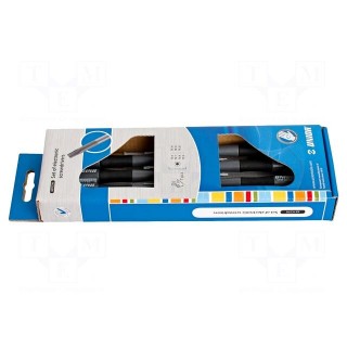 Kit: screwdrivers | precision | Torx® | cardboard packaging,box