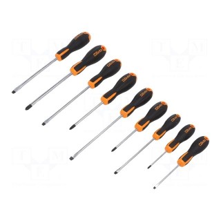 Kit: screwdrivers | Phillips,slot | EVOX | 10pcs.