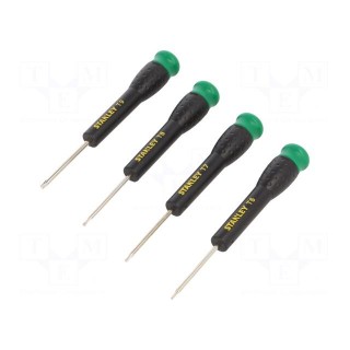 Kit: screwdrivers | precision | Torx® | Size: TX06,TX07,TX08,TX09