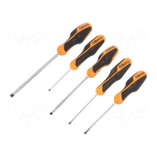 Kit: screwdrivers | slot | BETAGRIP | 5pcs.