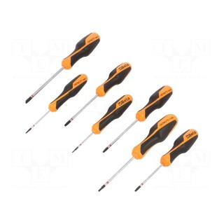Kit: screwdrivers | Torx® | BETAGRIP | 7pcs.