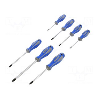 Kit: screwdrivers | Torx® with protection | 7pcs.