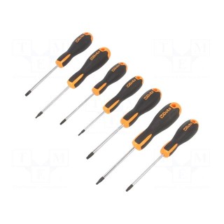 Kit: screwdrivers | Torx® with protection | EVOX | 7pcs.