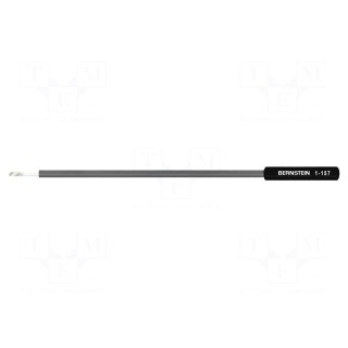 Trimmer | Blade length: 155mm | Overall len: 200mm | Size: 3,0x0,7mm