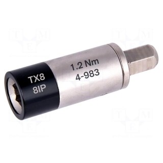 Adapter | max.1.2Nm | Mounting: 1/4" | Kind: torque