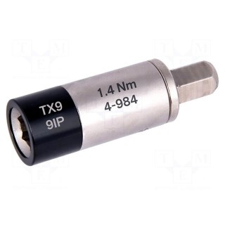 Adapter | max.1.4Nm | Mounting: 1/4" | Kind: torque