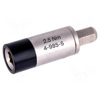 Adapter | max.2.5Nm | Mounting: 1/4" | Kind: torque