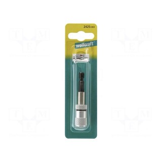 Holders for screwdriver bits | Socket: 1/4" | Overall len: 72mm