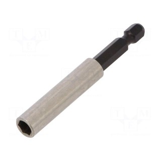 Holders for screwdriver bits | Socket: 1/4" | Overall len: 74mm