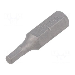 Screwdriver bit | hex key | HEX 3mm | Overall len: 25mm