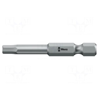 Screwdriver bit | Allen hex key | HEX 6mm | Overall len: 152mm