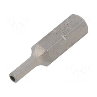 Screwdriver bit | hex key with protection | TR 7/64" | STANDARD