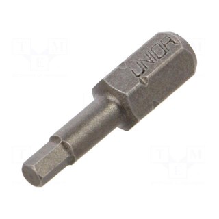 Screwdriver bit | hex key | HEX 3mm | Overall len: 25mm | 3pcs.