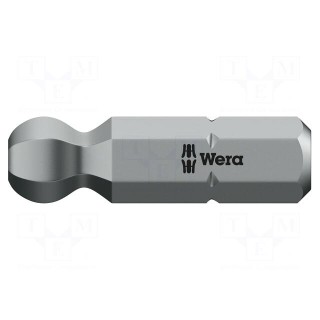 Screwdriver bit | hex key,spherical | HEX 4mm | Overall len: 25mm