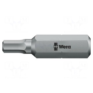 Screwdriver bit | Hex Plus key | HEX 10mm | Overall len: 30mm