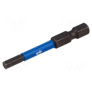 Screwdriver bit | Hex Plus key | Overall len: 50mm | 5pcs.