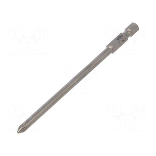 Screwdriver bit | Phillips | PH1 | Overall len: 110mm