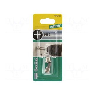 Screwdriver bit | Phillips | PH2 | Overall len: 25mm | 2pcs.