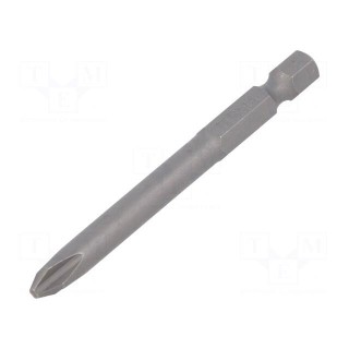 Screwdriver bit | Phillips | PH2 | Overall len: 70mm