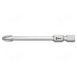 Screwdriver bit | Phillips | PH2 | Overall len: 70mm | Harpoon DC