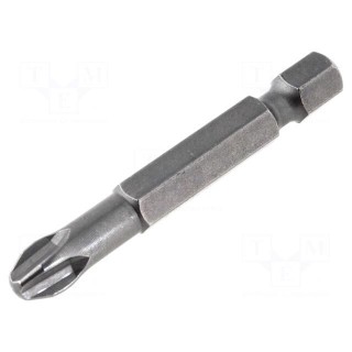 Screwdriver bit | Phillips | PH3 | Overall len: 50mm | Torsion