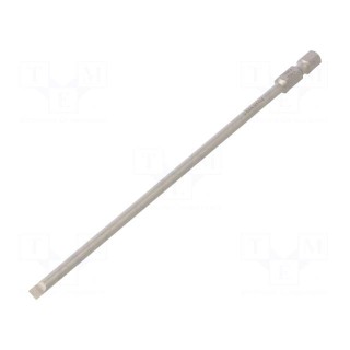 Screwdriver bit | slot | 4,0x0,8mm | Overall len: 152mm