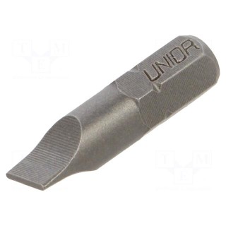 Screwdriver bit | slot | 6,5x1,2mm | Overall len: 25mm | 3pcs.