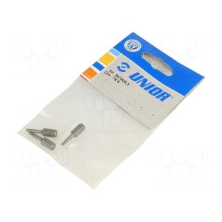 Screwdriver bit | Torx® | TX09 | Overall len: 25mm | 3pcs.