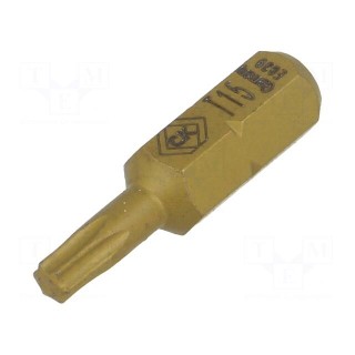 Screwdriver bit | Torx® | TX15 | Overall len: 25mm