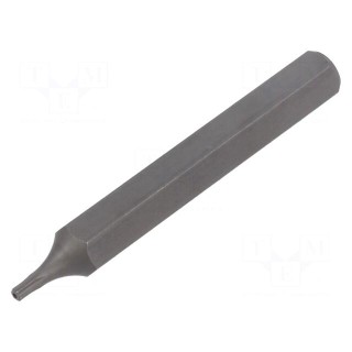 Screwdriver bit | Torx® with protection | T10H | Overall len: 80mm