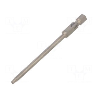 Screwdriver bit | Torx® with protection | T10H | Overall len: 90mm