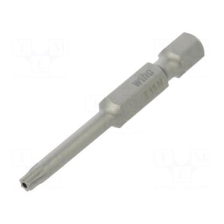 Screwdriver bit | Torx® with protection | T15H | Overall len: 50mm