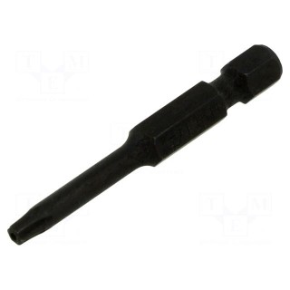 Screwdriver bit | Torx® with protection | T15H | Overall len: 50mm