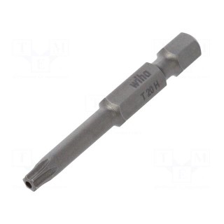 Screwdriver bit | Torx® with protection | T20H | Overall len: 50mm