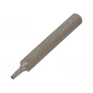 Screwdriver bit | Torx® with protection | T20H | Overall len: 80mm