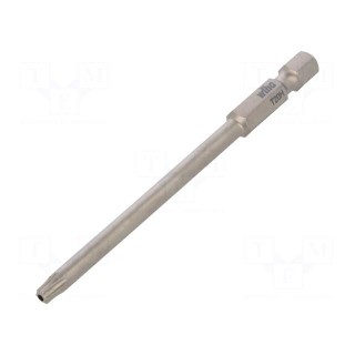 Screwdriver bit | Torx® with protection | T20H | Overall len: 90mm