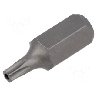Screwdriver bit | Torx® with protection | T25H | Overall len: 30mm