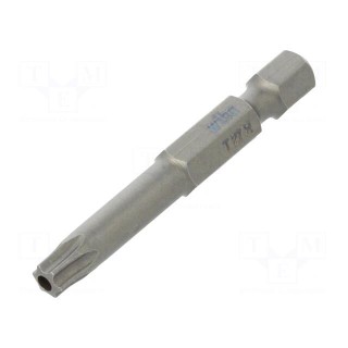 Screwdriver bit | Torx® with protection | T27H | Overall len: 50mm