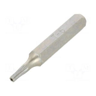 Screwdriver bit | Torx® with protection | T6H | Overall len: 27mm