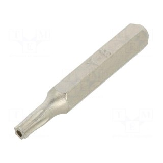 Screwdriver bit | Torx® with protection | T8H | Overall len: 27mm