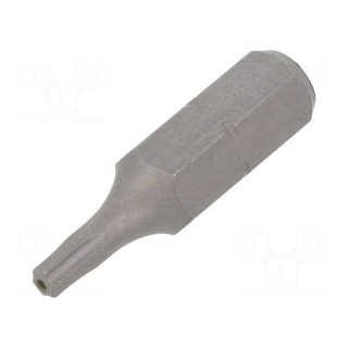 Screwdriver bit | Torx® with protection | T9H | Overall len: 25mm