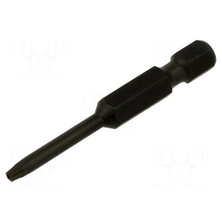 Screwdriver bit | Torx® with protection | T9H | Overall len: 50mm