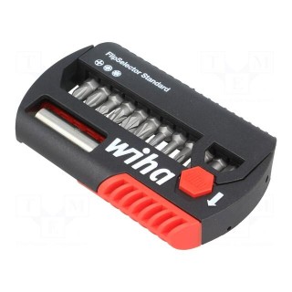 Kit: screwdriver bits | Pcs: 13 | Phillips,Pozidriv®,Torx® | 25mm