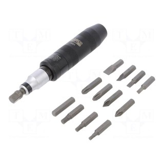 Kit: screwdriver bits | Pcs: 15 | Phillips,Allen hex key,slot