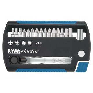 Kit: screwdriver bits | Pcs: 17 | 25mm | Mounting: 1/4" (C6,3mm)