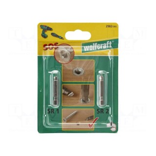 Kit: screwdriver bits | Size: SR1,SR2 | Mounting: 1/4" (E6,3mm)