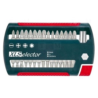 Kit: screwdriver bits | Pcs: 31 | Phillips,Pozidriv®,Torx®,slot